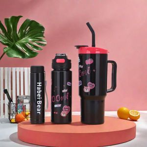 Others 3 in  1 Plastic Cup and Water bottle Set 