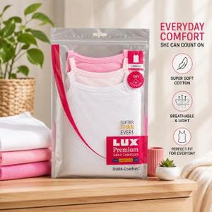 Lux Girls Spaghettie Vest and Half Pants (Pack of 3)