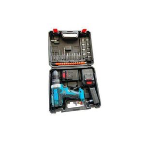Chargeable Multifunctional drill and screwdriver set with hammer