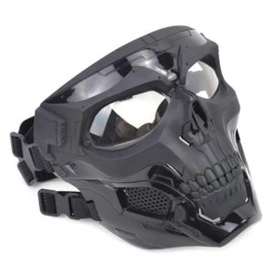 AD Motorcycle Detachable Face Mask - Black 