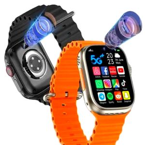 S9 Ultra Android 4G LTE Sim & Wifi Dual Camera Smart Watch 4GB RAM/64GB ROM Video Call - Black