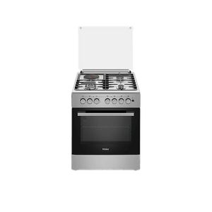 Haier HRG-5400BDNSS 50x50, 4 GAS OVEN+GRILL, AUTO IGNITION- STEELESS STEEL