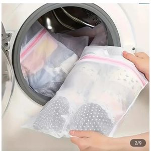A & Shine 2pcs Classic Washing Machine Bag for Washing - Multicolours 