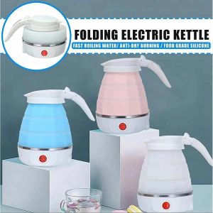 Portable Folding Electric Kettle – Blue/ Pink/White