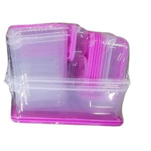 Quality 17 Pieces Sets Of Storage Bowls - Pink 