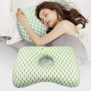 Hollow ear protection pillow, side sleeping neck support pillow