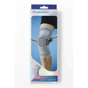 SUNEXMACK AS97 Elastic Sports Knee Support Brace- Grey