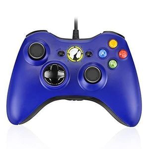 Microsoft Xbox 360 Wired Controller for PC & Console – Blue