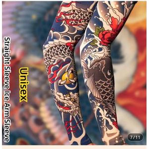 A Design 2pcs Artificial Tattoo Sleeve for Men's T - Shirt - Multicolours 