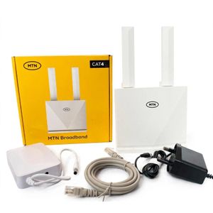 Mtng MTN Broadband CAT4 4G Router With Mini UPS Backup and LAN Cable - Fast 4G WiFi Router For Home and Office - Plug and Play High Speed Internet Everywhere You Go