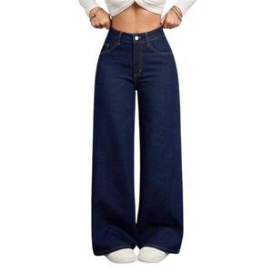 Do It Wiser Ladies Baggy Jean-Blue