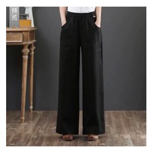 Palazzo pants with elastic waist band – ACCRA-JUNCTION