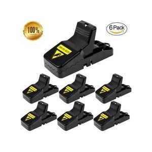 6 Pcs Efficient and Humane Mouse Traps Catch Rodents Quickly and Safely Mousetrap Catcher for Family and Pet with Our Innovative Design