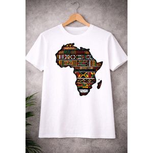 African Heritage Graphic T-Shirts Classic -White