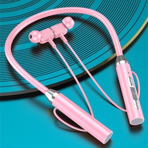 Sports Bluetooth Headsets Wireless Earphones Earbuds Ear-pink