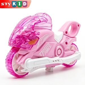 STY Children Light & Fun Pull String Motorcycle Pull String Light-Up Motorcycle Toy for Kids 3+ 