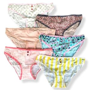 6 Pieces Panties Set - Multicolour