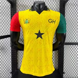 Football Jerseys Ghana 2026 Coat Of Arms Yellow Special Jersey - Player Version