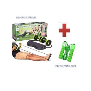 Revoflex Extreme + Free Skipping Rope - Black/Green