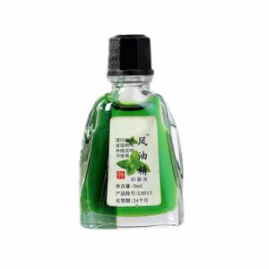 3ml Mint Refreshing Essential Oil Liquid, Portable Small Bottle Cooling Aroma Oil for Outdoor Travel Daily Refreshment