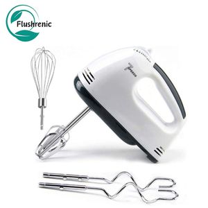 Flushrenic Handheld mixer Electric handheld - 7-speed portable kitchen mixer Electric, with 5 stainless steel accessories Mixer, for mixing biscuit, cake, egg and dough foods