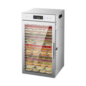 Commercial Stainless Steel 18 Trays Double body Food Dehydrator