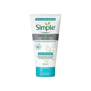 Simple Clear Pore Scrub For Smoother And Cleaner Skin In Just 1 Use