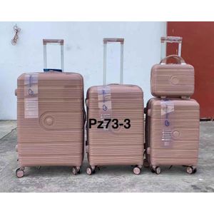 4 In 1 Suitcase - Pink