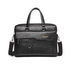 Laptop Bag, Large Capacity Briefcase, High-end Business PU Leather Shoulder Bag, Office Handbag, business PU bag 