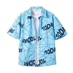 Mens Shirts Casual Patterned Short Sleeve Floral T-Shirts