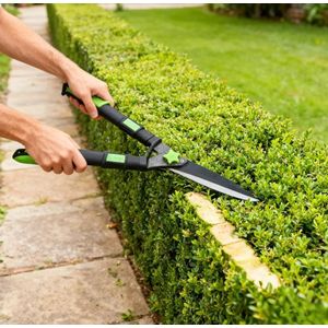 A & Shine Hedge shears manual hedge clippers with precision blades plant cutting scissors 