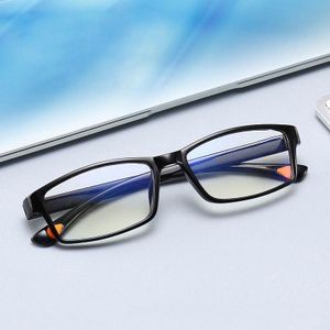 Basic Full-Rim Blue Light Blocking Reading Glasses, HD Presbyopic Glasses for Seniors, Lightweight TR Frame Comfortable Eyewear