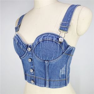  Denim Crop Tops