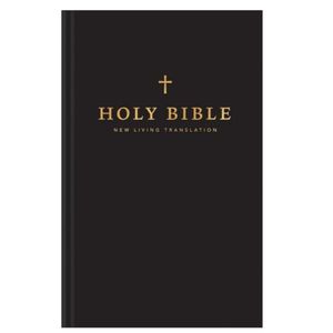 Newtons TYNDALE HOUSE PUBLISHING BIBLE. NLT black Leather Bible