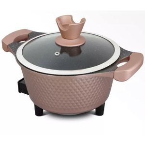 Nonstick 9-in-1 Electric Cooking Pot - Brown
