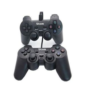 UCOM Durable Double Game Controller Pad With Shock Effect - Black