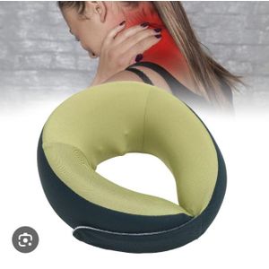 AD GALAXY Electric Neck Massaging and Relaxing Pillow - Multicolor 
