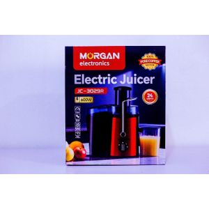 Morgan Electronics JC-3029R 600W Electric Juicer - Red/Black