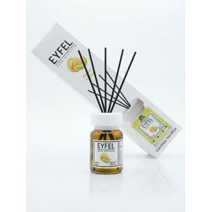 Eyfel Melon (Kavun) Reed Diffuser – Long-Lasting Sweet Melon Home Fragrance Set with Fibre Sticks (120ml / 4.00 fl. oz)   