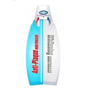 AD 2 in 1 Anti - Plaque and Whitening Mouth Wash  - Multicolour