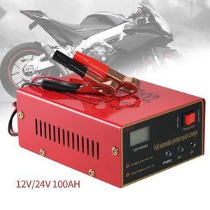 12V/24V Intelligent Automatic LED Charger Pulse Type Repair Maintainer for Lead-Acid and Lithium Batteries 140W AC220V