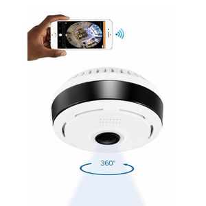 1080P 360° 2MP 2-Way Audio WiFi Panoramic IP Camera with Night Vision Real-Time Remote Viewing V380