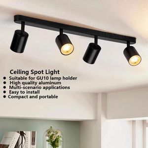 4-Head Square Spotlight, LED Ceiling Spotlight (Light Source Not Included)