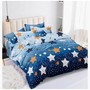 Double Size Bedsheet Set 4 Pieces - Multicolor