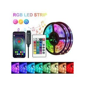 10M LED Strip Light Phantom Color USB Light Strip RGB Flash Color Change 5V APP Remote Control For Party Bluetooth Flowing Running Light Desktop Ambient Light - Multicolor