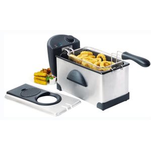 Morgan 3L Electric Deep Fryer - Silver 