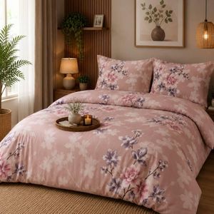 3-piece Flat Double Size Bed Sheet Set - Multicolor