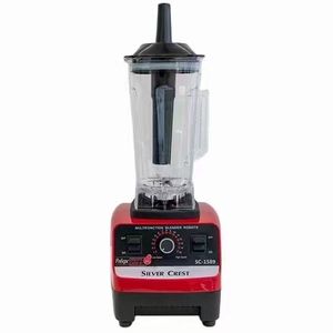 SILVER CREST Heavy Duty Commercial Grinder Unbreakable Blender - 2.0L - Red