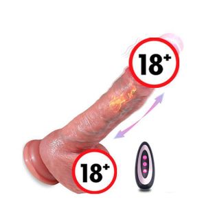 Telescopic Realistic Dildo Vibrator Sex Toy for Women Remote Control