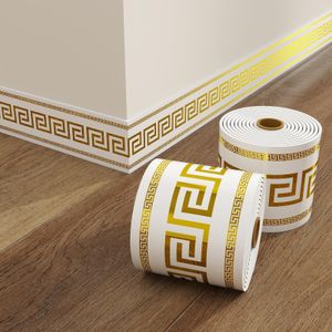 5M Wall Border Decoration Strips, Anti-Ceramic Tiles, Waterproof Self-Adhesive Wallpaper